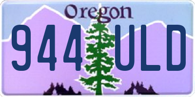 OR license plate 944ULD