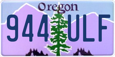 OR license plate 944ULF