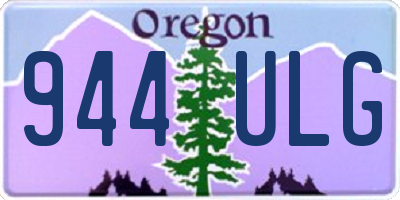 OR license plate 944ULG