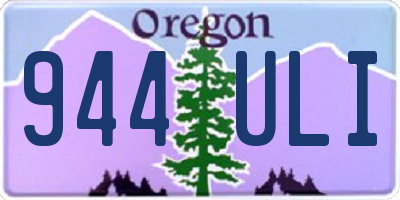 OR license plate 944ULI