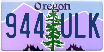 OR license plate 944ULK