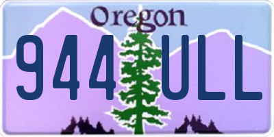OR license plate 944ULL