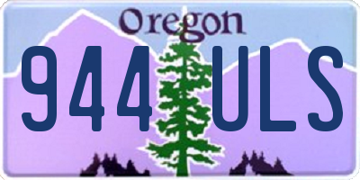 OR license plate 944ULS