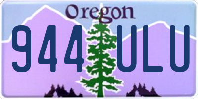 OR license plate 944ULU