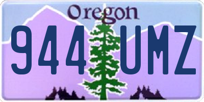 OR license plate 944UMZ