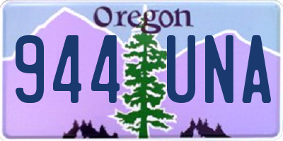 OR license plate 944UNA