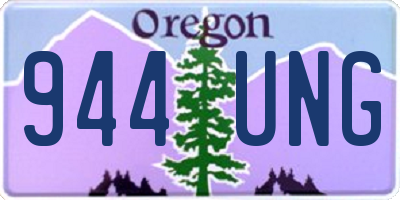 OR license plate 944UNG