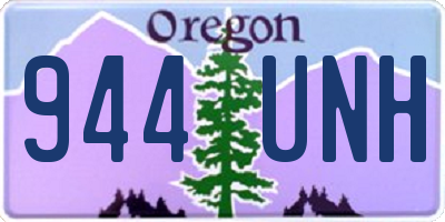 OR license plate 944UNH