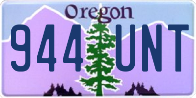 OR license plate 944UNT