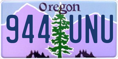 OR license plate 944UNU