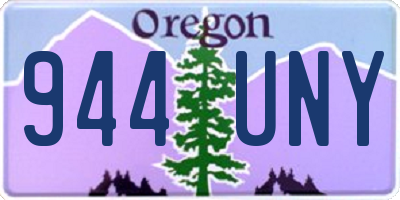 OR license plate 944UNY