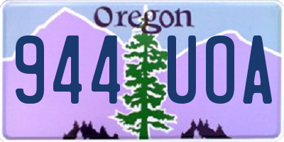 OR license plate 944UOA