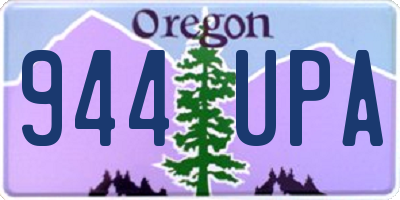 OR license plate 944UPA