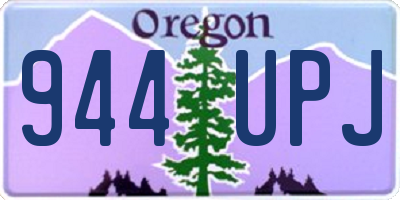 OR license plate 944UPJ