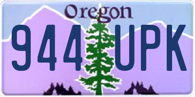 OR license plate 944UPK