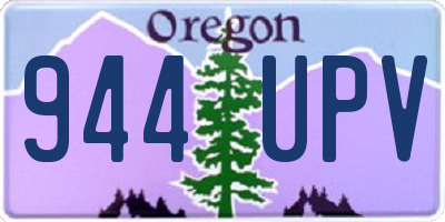 OR license plate 944UPV
