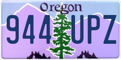 OR license plate 944UPZ