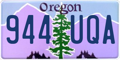 OR license plate 944UQA