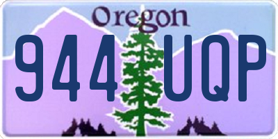 OR license plate 944UQP
