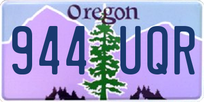 OR license plate 944UQR