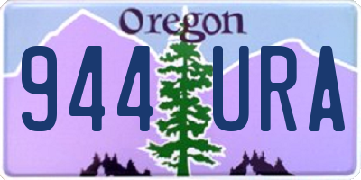 OR license plate 944URA