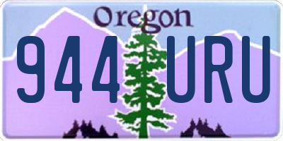 OR license plate 944URU