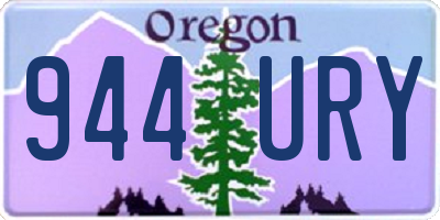 OR license plate 944URY