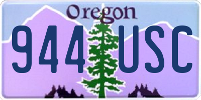OR license plate 944USC