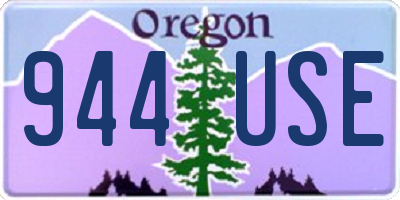 OR license plate 944USE
