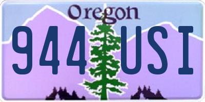 OR license plate 944USI