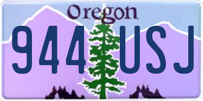 OR license plate 944USJ