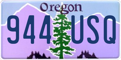 OR license plate 944USQ