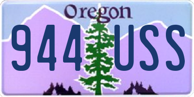OR license plate 944USS
