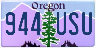 OR license plate 944USU