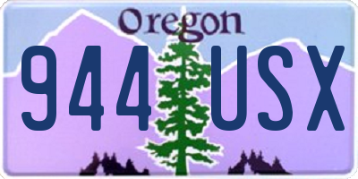 OR license plate 944USX