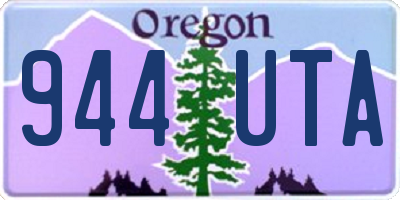 OR license plate 944UTA