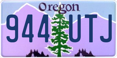 OR license plate 944UTJ