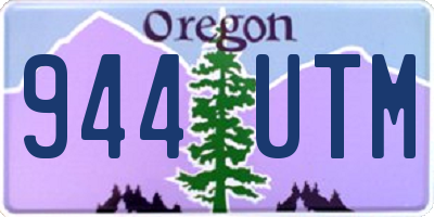 OR license plate 944UTM