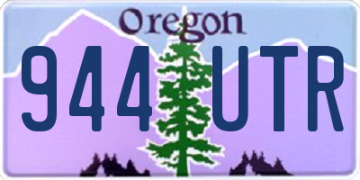 OR license plate 944UTR
