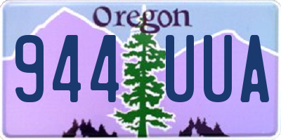 OR license plate 944UUA