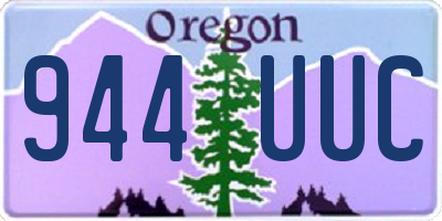 OR license plate 944UUC