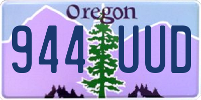 OR license plate 944UUD