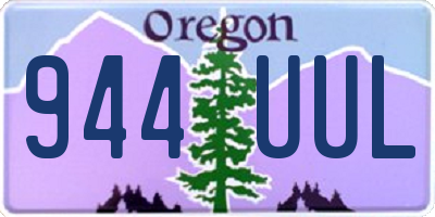 OR license plate 944UUL