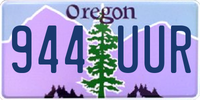 OR license plate 944UUR