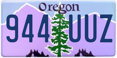 OR license plate 944UUZ