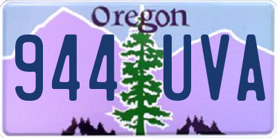 OR license plate 944UVA