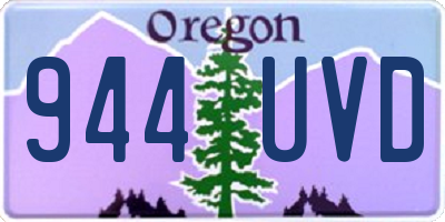 OR license plate 944UVD