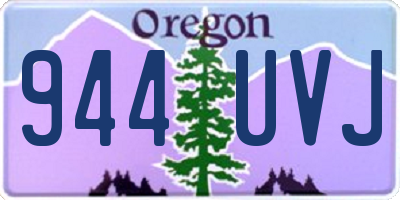 OR license plate 944UVJ