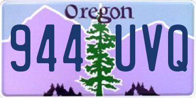 OR license plate 944UVQ