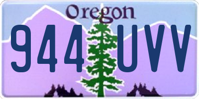 OR license plate 944UVV